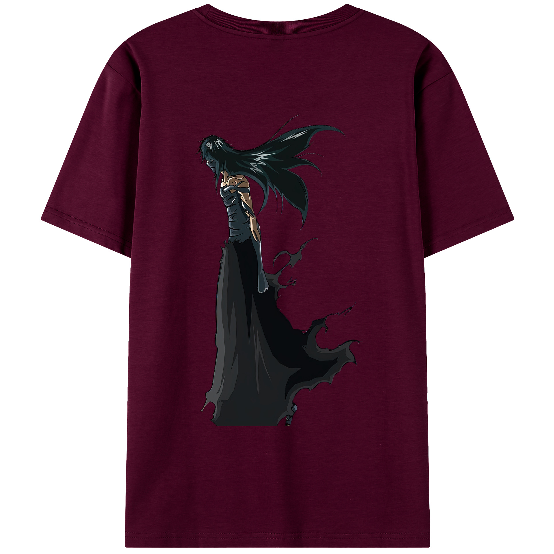 （画像用） ブリーチ 黒崎一護（くろさき いちご）BLEACH Kurosaki Ichigo レディース半袖Tシャツ(バックプリント)